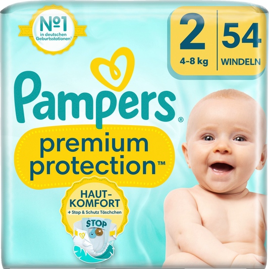 Pampers Premium Protection Gr.2 Mini 4-8kg (54 STK) Sparpack