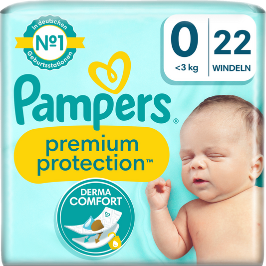 Pampers Premium Protection Gr.0 Micro <3kg  (22 STK) Tragepack