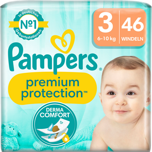 Pampers Premium Protection Gr.3 Midi 6-10kg (46 STK) Sparpack