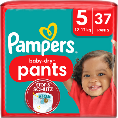 Pampers Baby-Dry PANTS Gr. 5 Junior 12-17kg (37 STK) Beutel