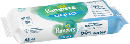 Pampers Harmonie Aqua Feuchttücher (48 STK) Beutel