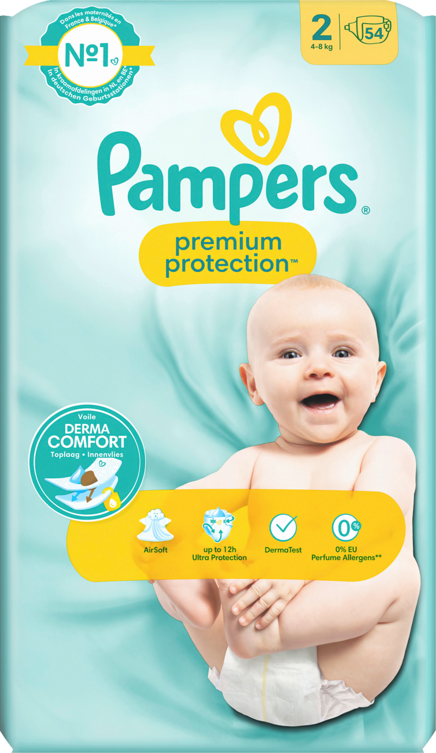 Pampers Premium Protection Gr.2 Mini 4-8kg (54 STK) Sparpack