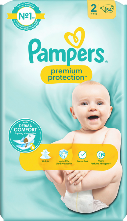 Pampers Premium Protection Gr.2 Mini 4-8kg (54 STK) Sparpack