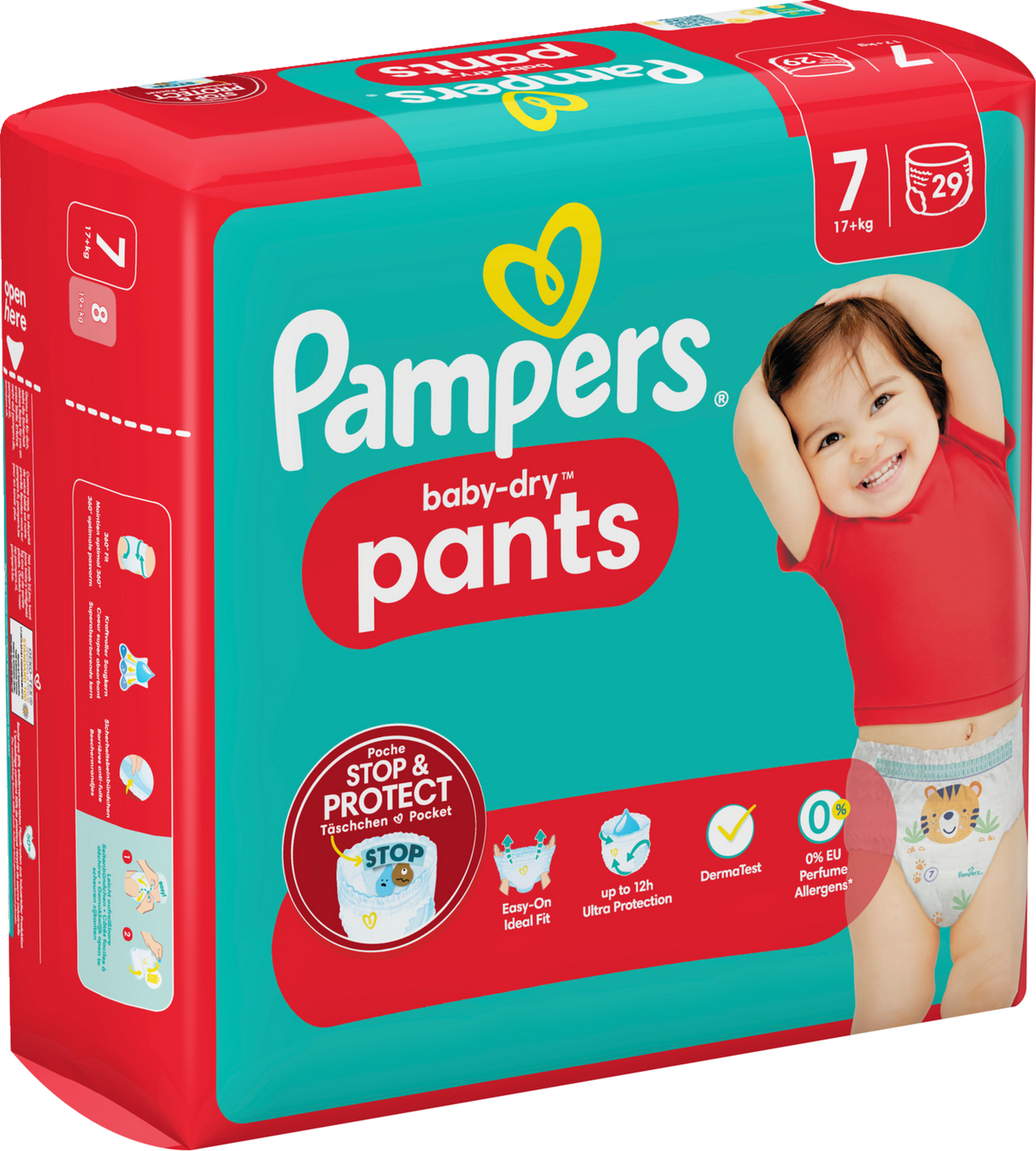 Pampers Baby-Dry PANTS Gr. 7 XXL +17kg (29 STK) Beutel