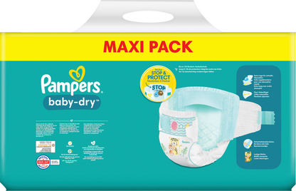 Pampers Baby-Dry Gr. 4 Maxi 9-14kg (106 STK) Maxi Pack