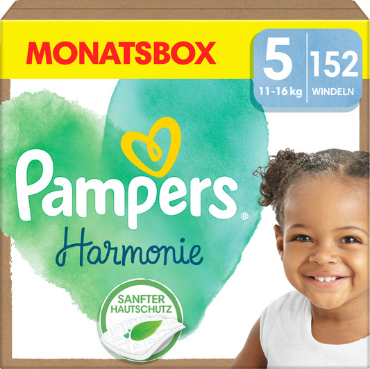 Pampers Harmonie Gr. 5 Junior 11-16kg (152 STK) Monatsbox