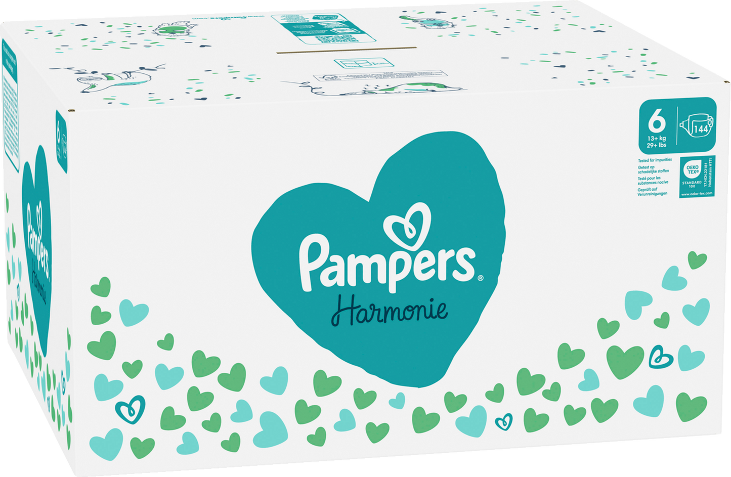 Pampers Harmonie Gr. 6 XL 13+kg (144 STK) Monatsbox