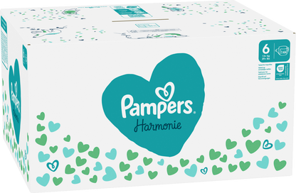 Pampers Harmonie Gr. 6 XL 13+kg (144 STK) Monatsbox