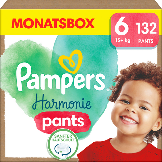 Pampers Harmonie Pants Gr. 6 Extra Large 15+kg (132 STK) Monatsbox