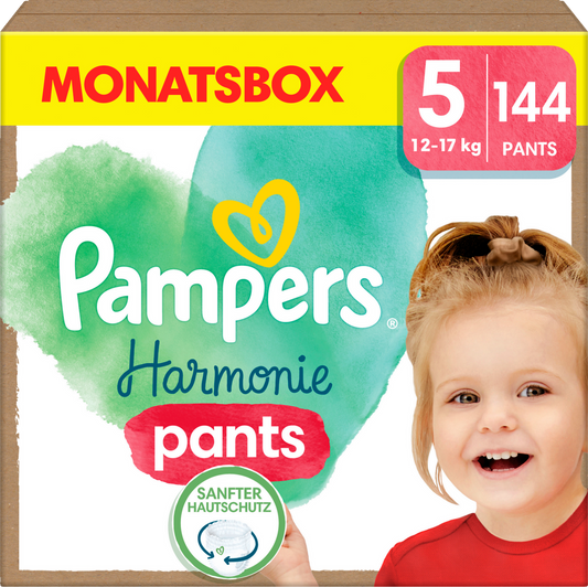 Pampers Harmonie Pants Gr. 5 Junior 12-17kg (144 STK) Monatsbox