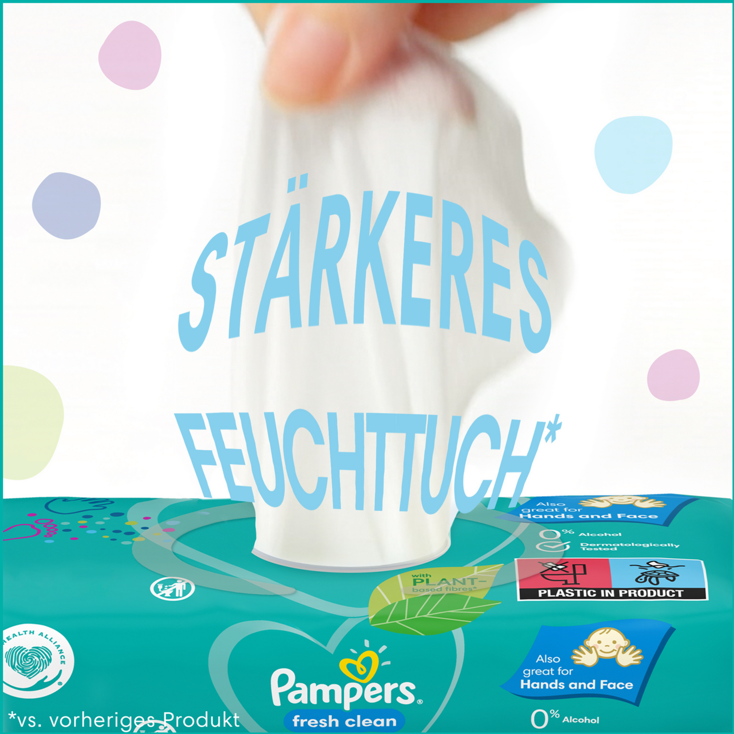 Pampers Fresh Clean Feuchttücher (15 x 80 STK) Karton