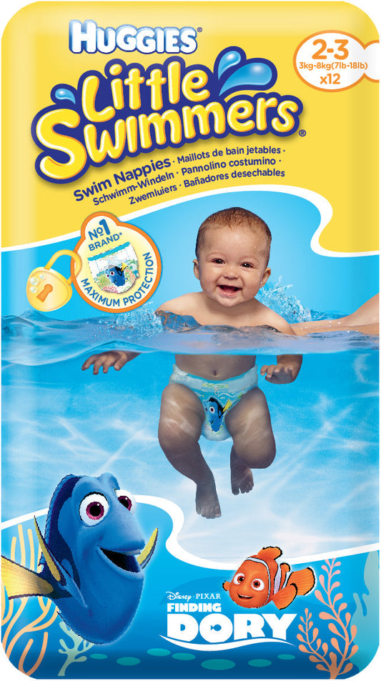 Huggies Schwimm-Windeln Grösse 2-3 3-8 Kg (12 STK)