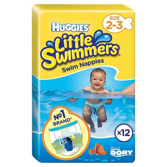 Huggies Schwimm-Windeln  Grösse 2-3 (3-8 Kg) KARTON (8 x 12 STK)