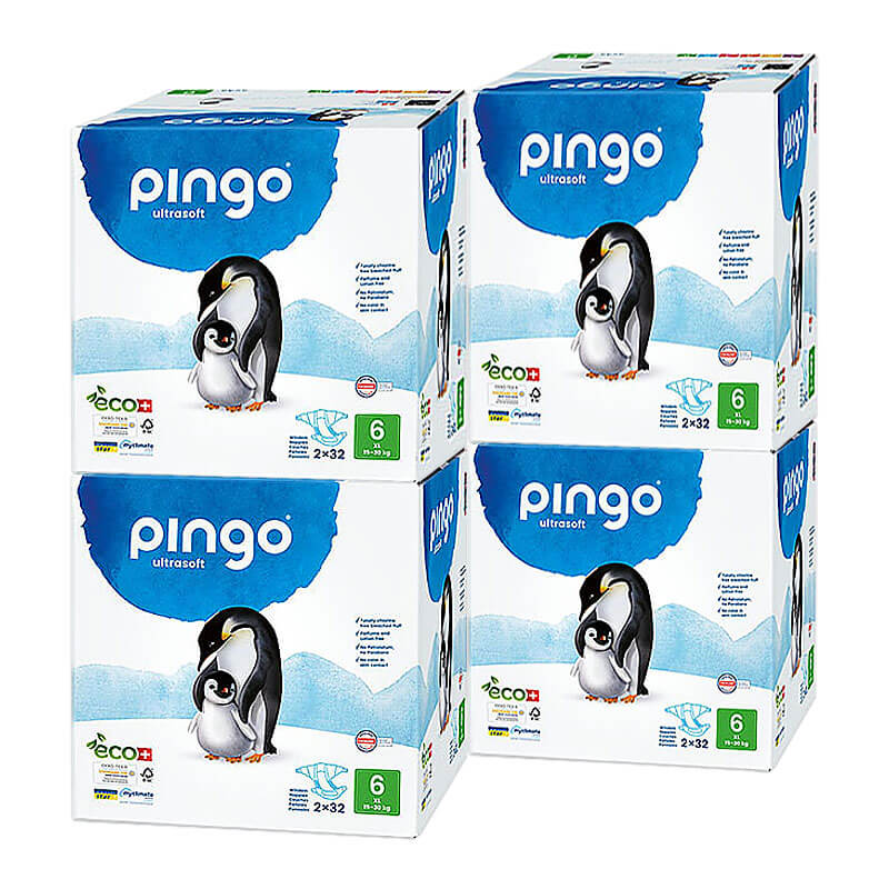 Pingo Gr. 6 XL (15-30 kg) 4er Karton (4 x 2 x 32 STK)