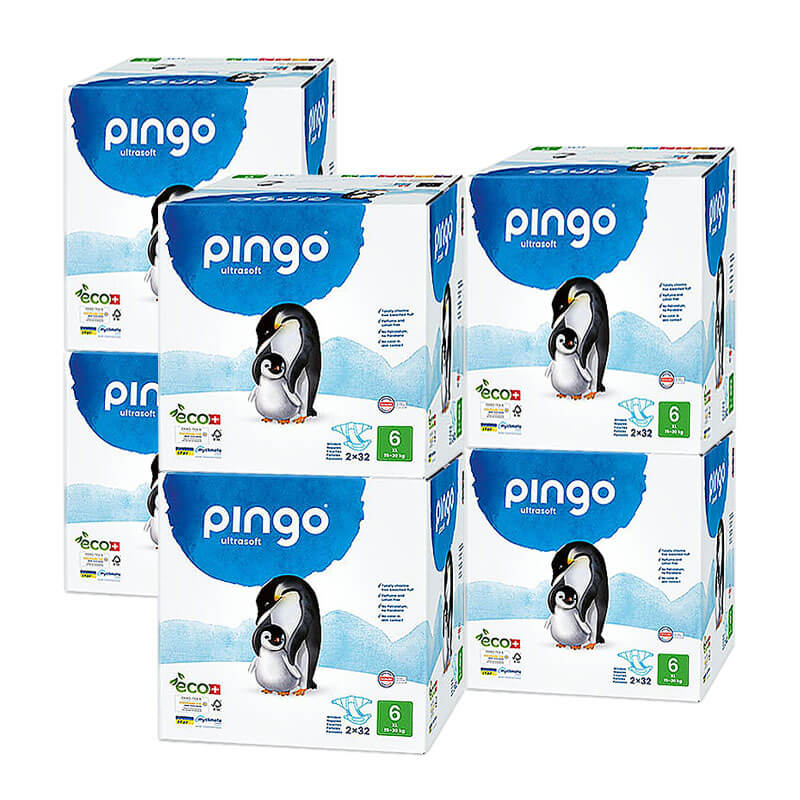 Pingo Gr. 6 XL (15-30 kg) 6er Karton (6 x 2 x 32 STK)