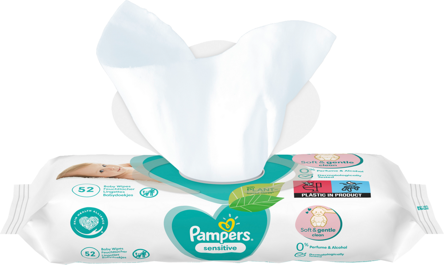 Pampers Feuchte Tücher Sensitive (52 STK)