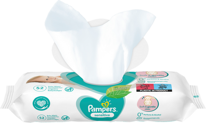 Pampers Feuchte Tücher Sensitive (52 STK)