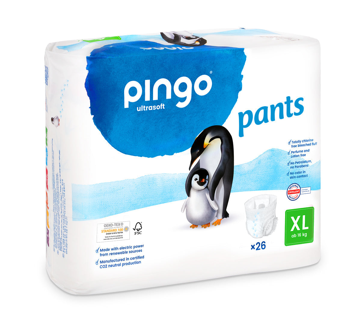 Pingo Pants Gr. 6 XL 16+ Kg (6 x 26 STK) Karton
