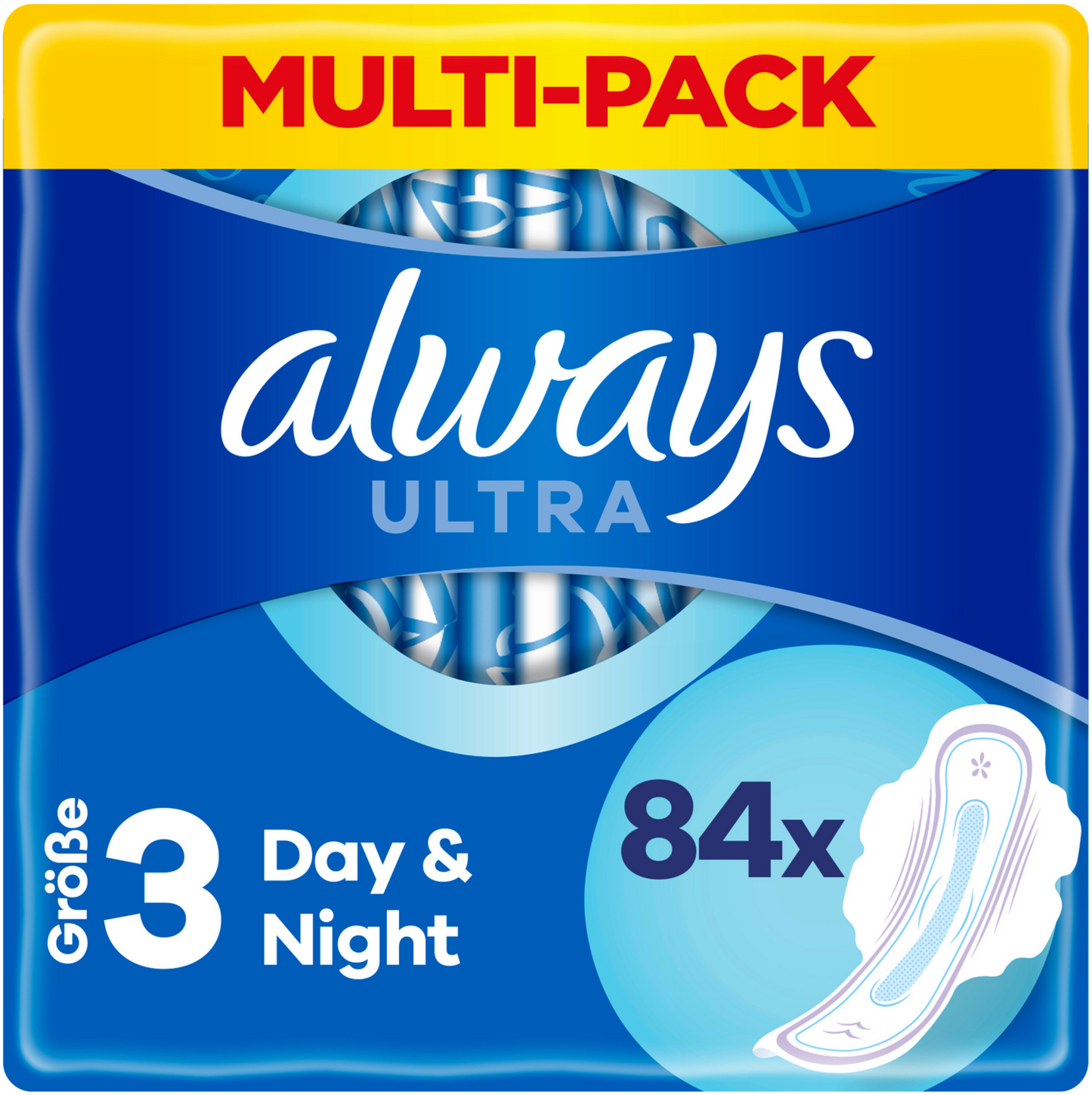 Always Ultra Damenbinden Day & Night mit Flügeln Gr. 3 (84 STK) Monatspaket