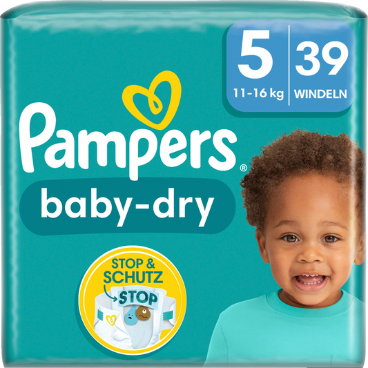 Pampers Baby-Dry Gr.5 Junior 11-16kg (39 STK) Sparpack