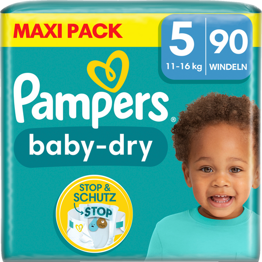 Pampers Baby-Dry Gr.5 Junior 11-16kg (90 STK) Maxi Pack