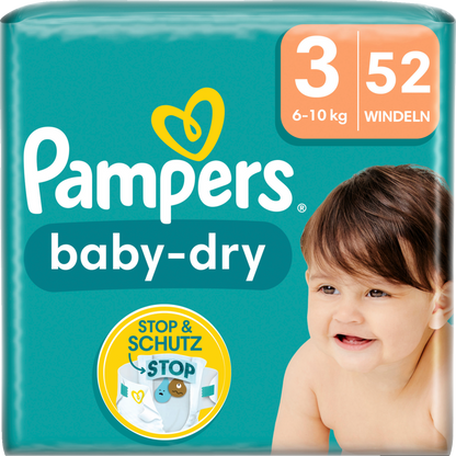 Pampers Baby-Dry Gr.3 Midi 6-10kg (52 STK) Sparpack