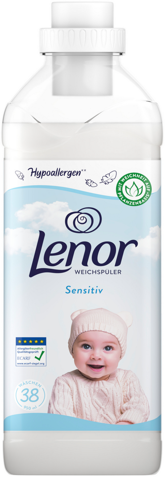 Lenor Weichspüler Sensitiv (950ML) 38 Waschladungen