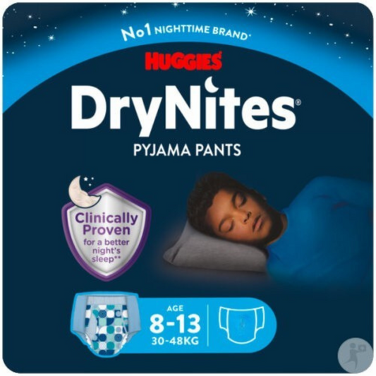 Huggies DryNites® Pyjama Pants Boy 8-13 Jahre (30-48 kg) Beutel (13 STK)