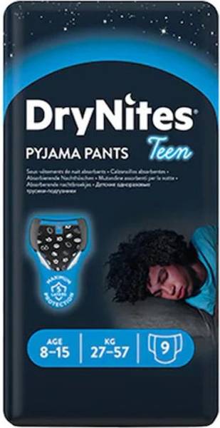Huggies DryNites® Pyjama Pants Boy 8-15 Jahre (27-57 kg) Beutel (9 STK)