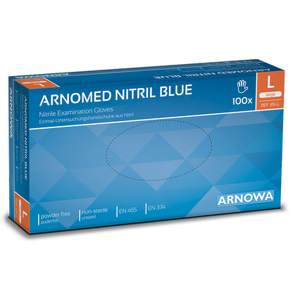 Nitril Handschuhe Arnomed blau Gr. L (100 STK)