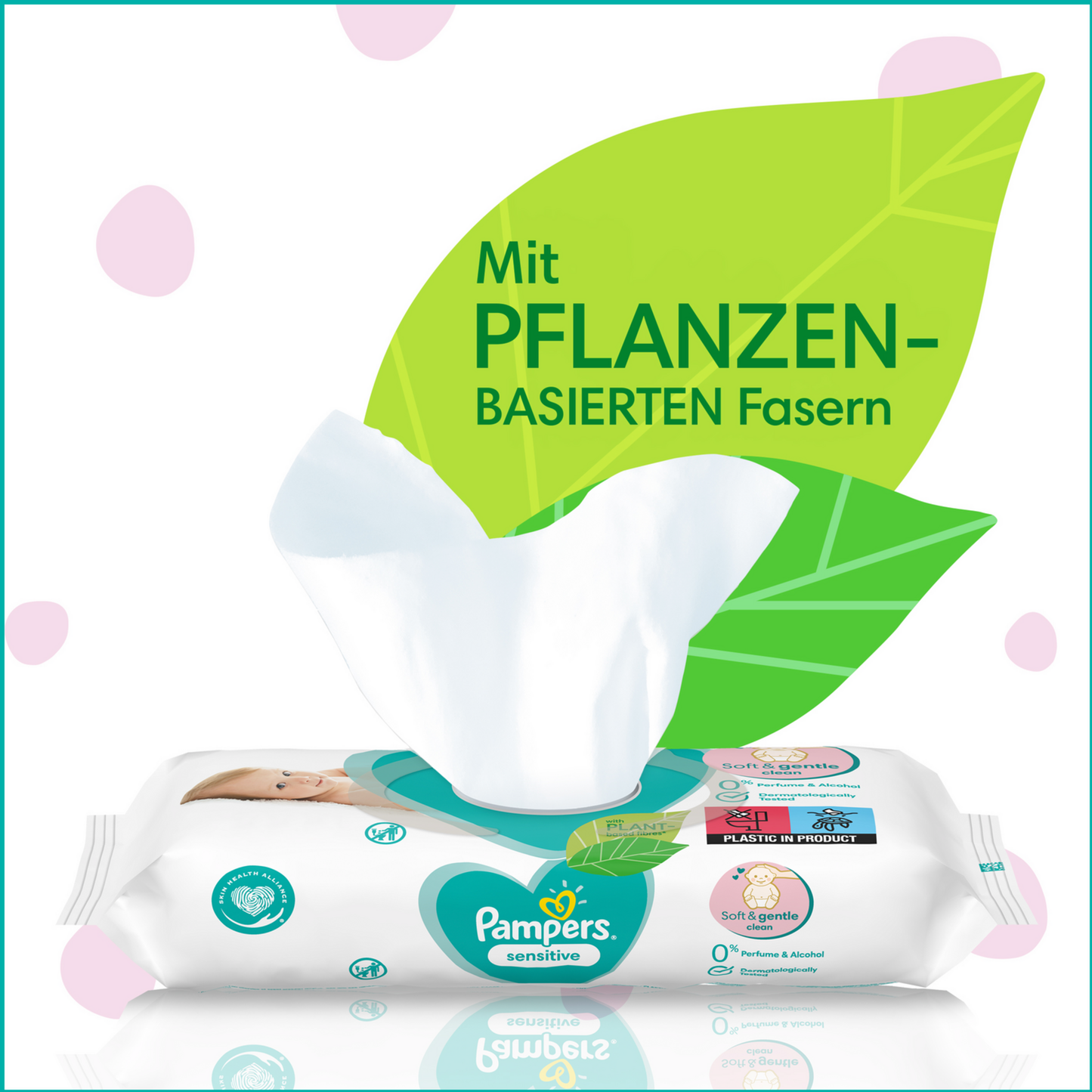 Pampers Feuchte Tücher Sensitive (12 x 52 STK) Karton